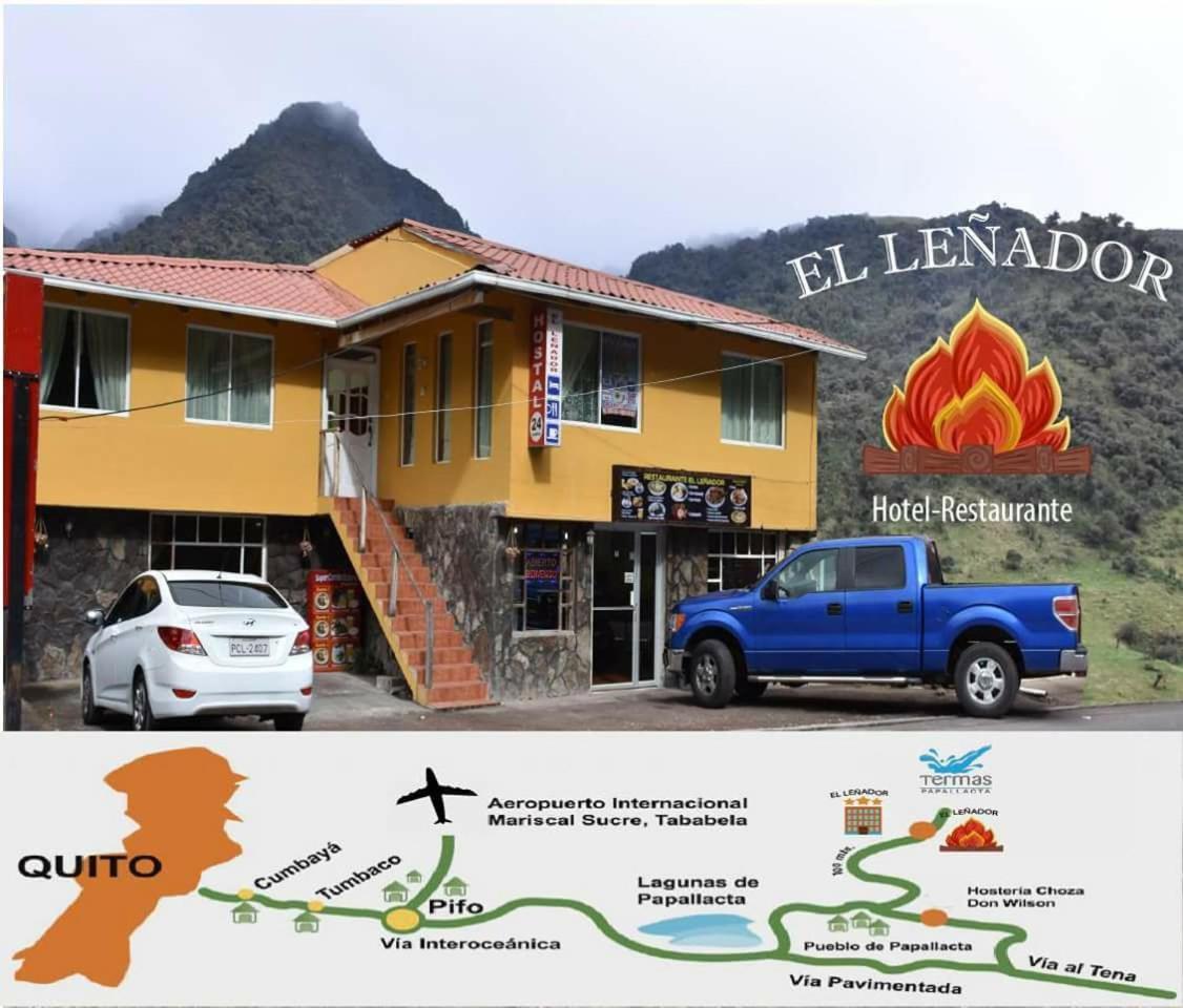 El Lenador Hotel Y Restaurante Papallacta Eksteriør bilde